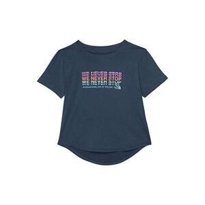 The North Face NF0A7WQGHDC1 T-Shirt Kids Shady Blue Short Sleeve Pullover CLO587